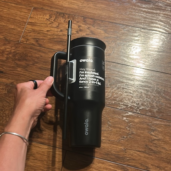 Owala  40oz stainless steel Tumbler panther paw NWT - Picture 5 of 6